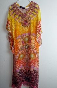 Orange colored Kaftan